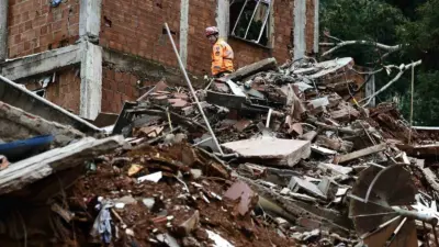 Brezilya’nın Minas Gerais eyaletinde şiddetli yağışların yol açtığı sel felaketinde