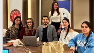 Bursa Teknik Üniversitesi (BTÜ) öğrencilerinin, Burkay Tekstil’in jet boya makinelerindeki