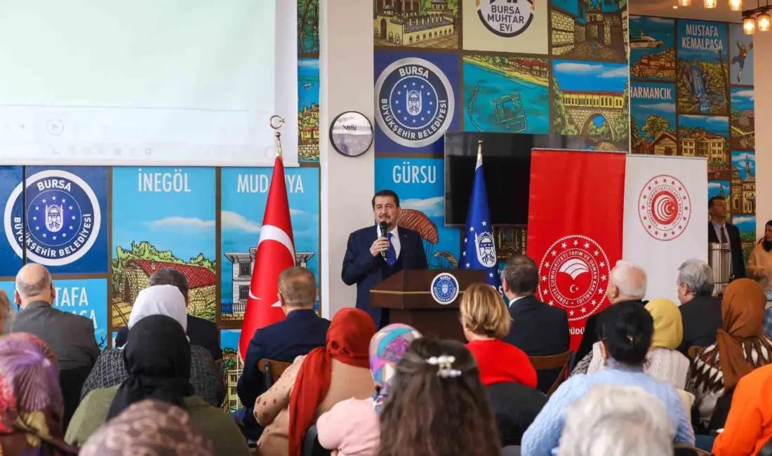 Bursa’da kırsal kalkınmanın sağlanması ve çiftçinin gelir düzeyinin artırılması için