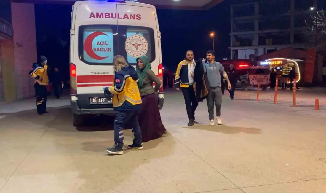 Bursa’nın İnegöl ilçesinde alacak-verecek meselesi nedeniyle çıkan kavgada öfkeli enişte,