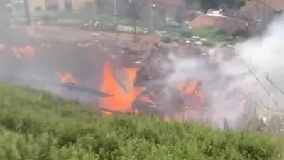 Bursa’nın Gemlik ilçesinde çıkan ev yangını korku dolu anlara neden