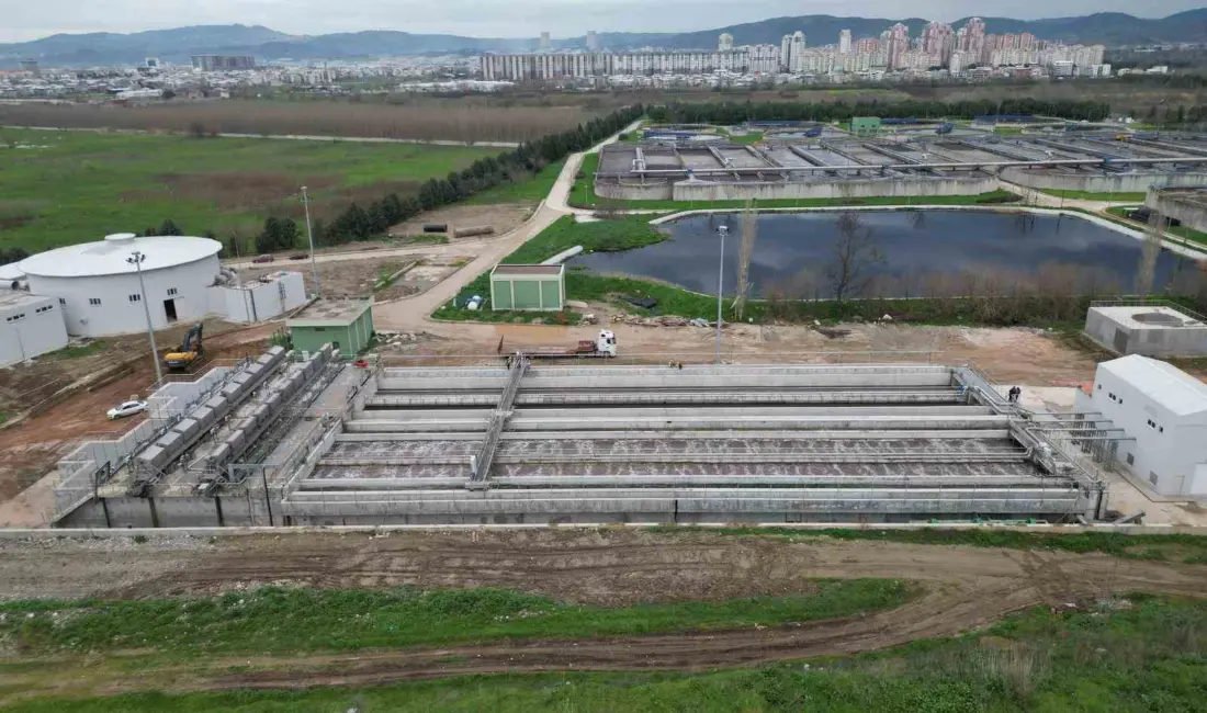 Bursa Büyükşehir Belediyesi, Doğu Atıksu Arıtma Tesisi’nin günlük kapasitesini yaklaşık