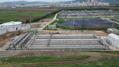 Bursa Büyükşehir Belediyesi, Doğu Atıksu Arıtma Tesisi’nin günlük kapasitesini yaklaşık