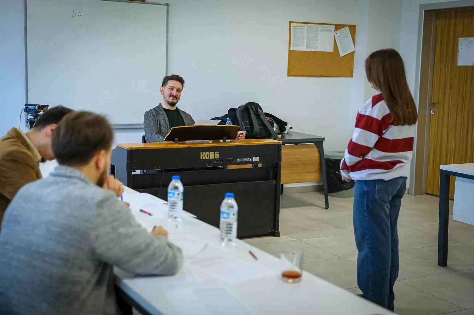 Bursa Büyükşehir Belediyesi’nin keman ve çello eğitimi için düzenlediği yetenek