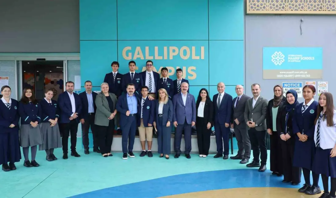 Çanakkale heyeti Türkiye ile Avustralya arasındaki ilişkilerin güçlendirilmesi için Avustralya’ya