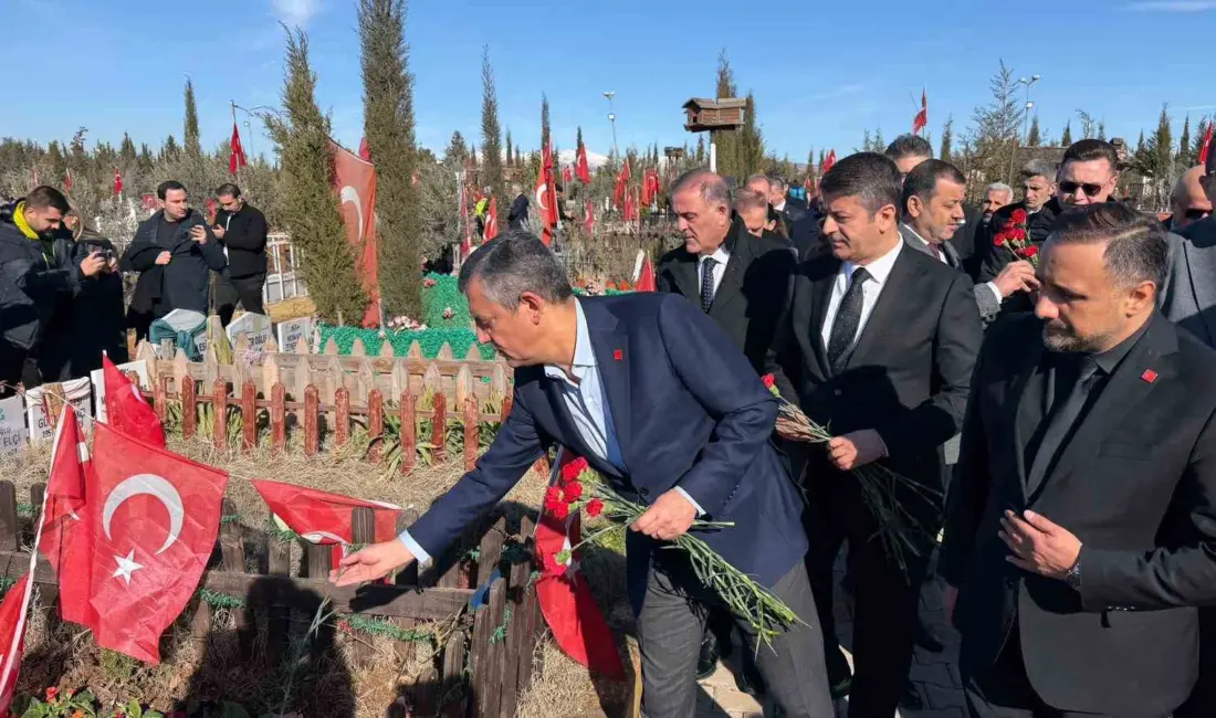 Kahramanmaraş merkezli 6 Şubat depremleri dolayısıyla Adıyaman’a gelen Cumhuriyet Halk