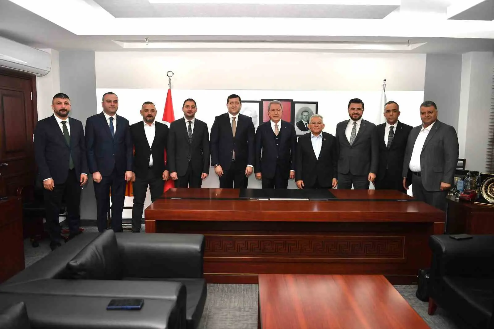 Kayseri Büyükşehir Belediye Başkanı Dr. Memduh Büyükkılıç; Cumhur İttifakı buluşması