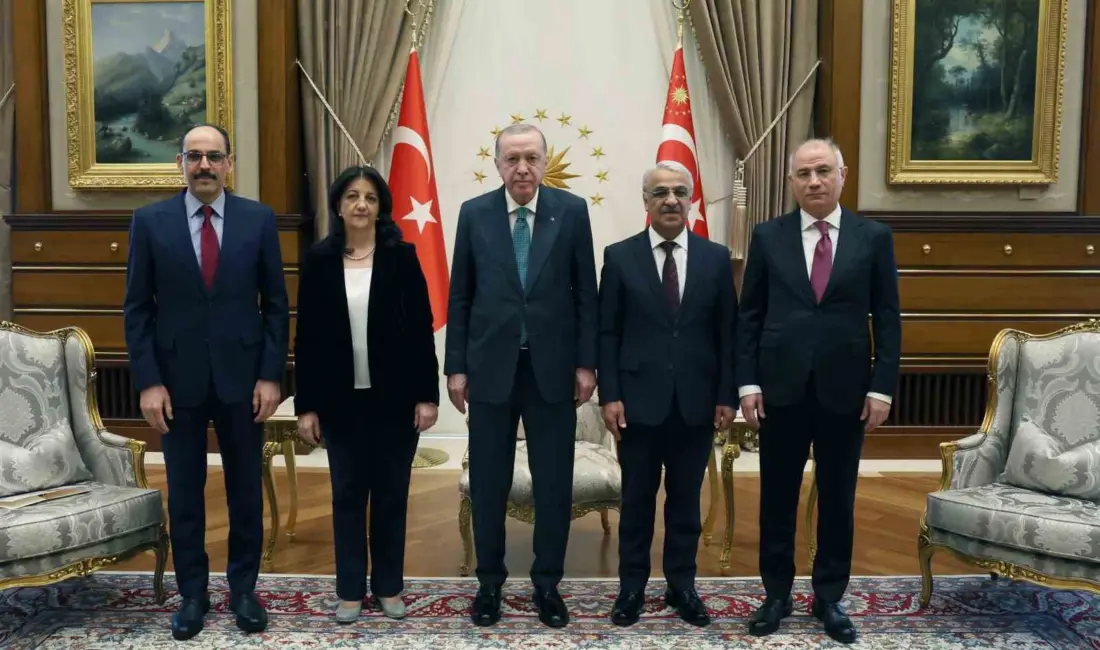 Cumhurbaşkanı Recep Tayyip Erdoğan, DEM Parti heyetini kabul etti. Cumhurbaşkanı