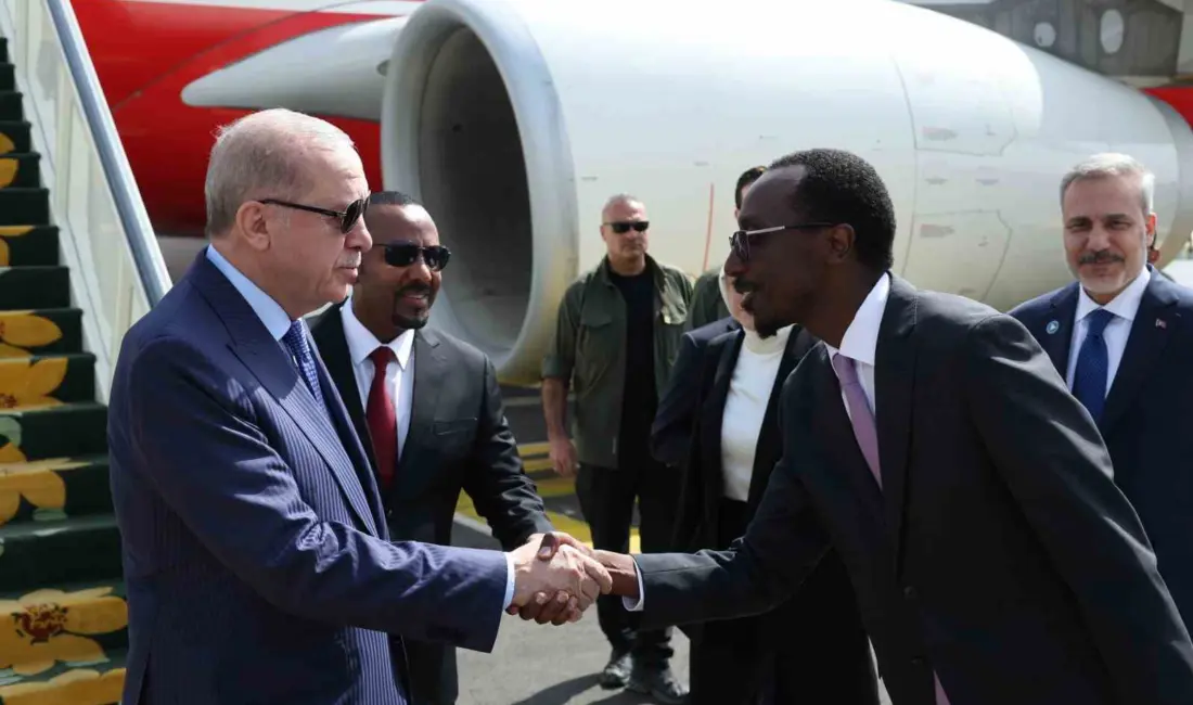 Cumhurbaşkanı Recep Tayyip Erdoğan, resmi ziyarette bulunmak üzere Etiyopya’nın başkenti