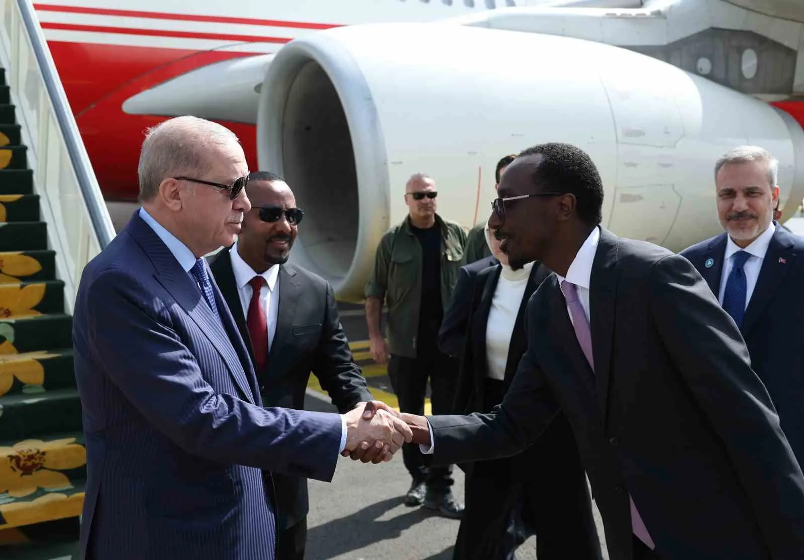 Cumhurbaşkanı Recep Tayyip Erdoğan, resmi ziyarette bulunmak üzere Etiyopya’nın başkenti