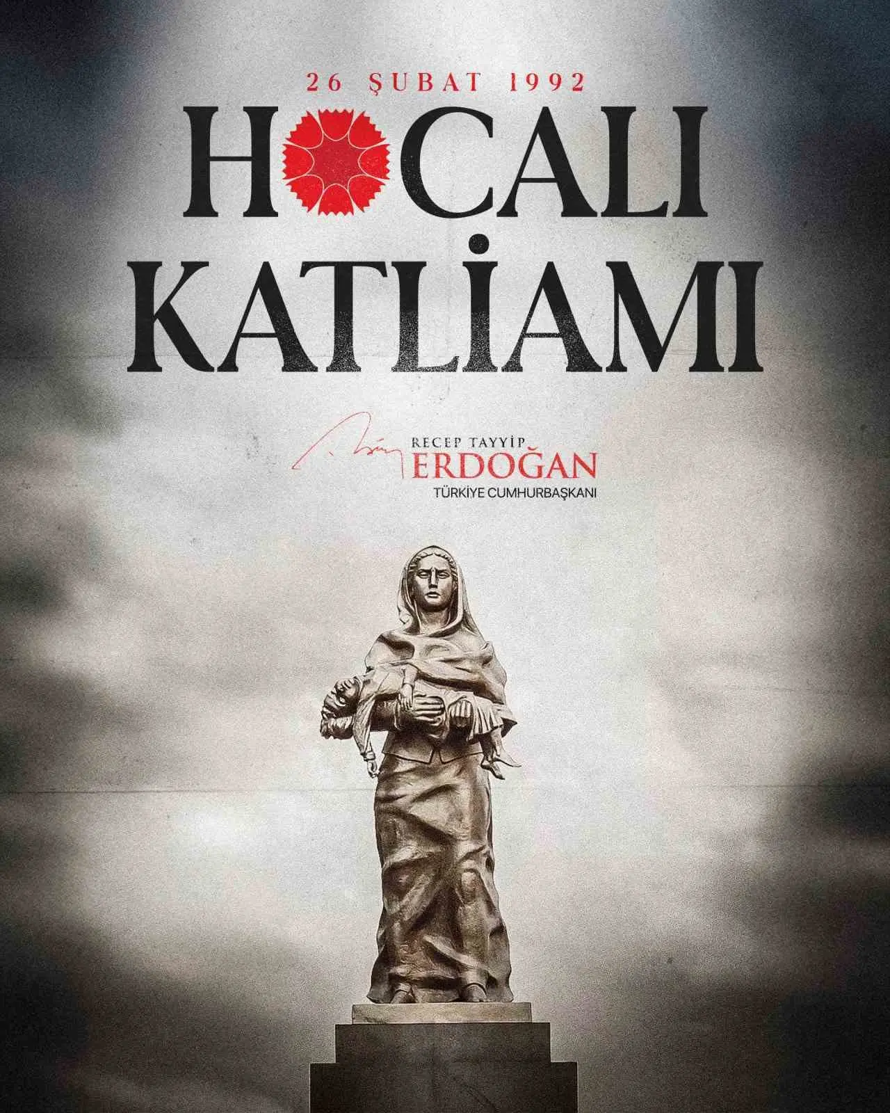 Cumhurbaşkanı Recep Tayyip Erdoğan, Hocalı Katliamı’nın 34’üncü yıl dönümü dolayısıyla