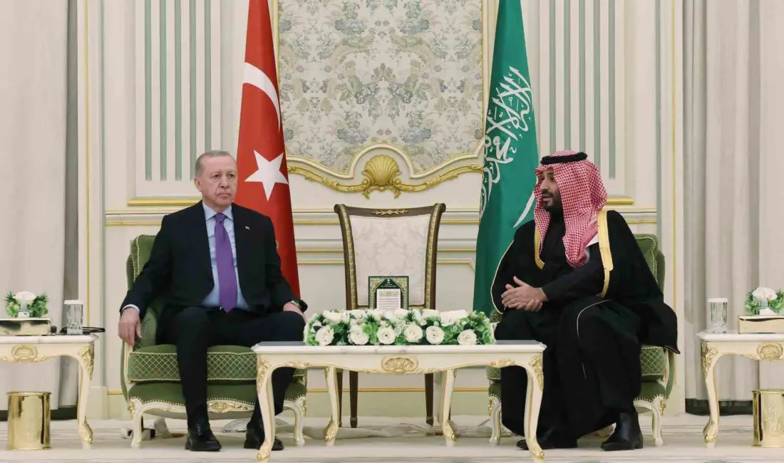 Cumhurbaşkanı Recep Tayyip Erdoğan ile Suudi Arabistan Veliaht Prensi Muhammed