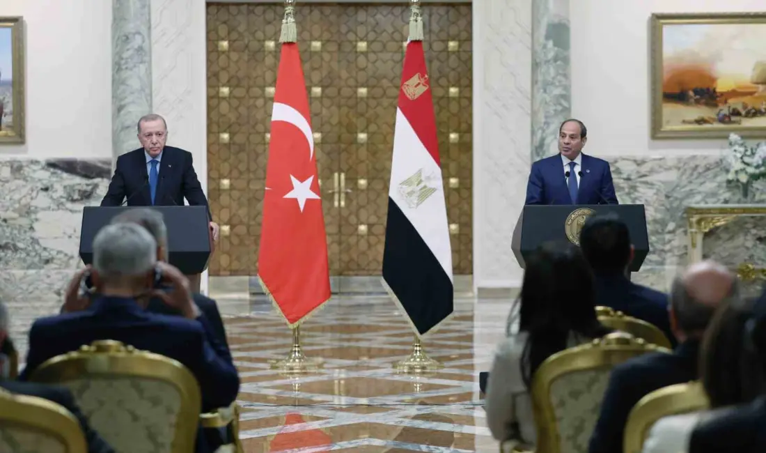 Cumhurbaşkanı Recep Tayyip Erdoğan, Mısır Cumhurbaşkanı Abdulfettah es-Sisi ile düzenlediği