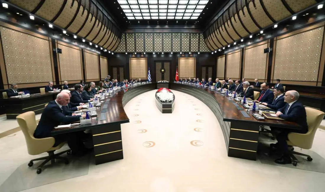 Cumhurbaşkanı Recep Tayyip Erdoğan, Yunanistan Başbakanı Kiryakos Miçotakis ile görüşmelerinde