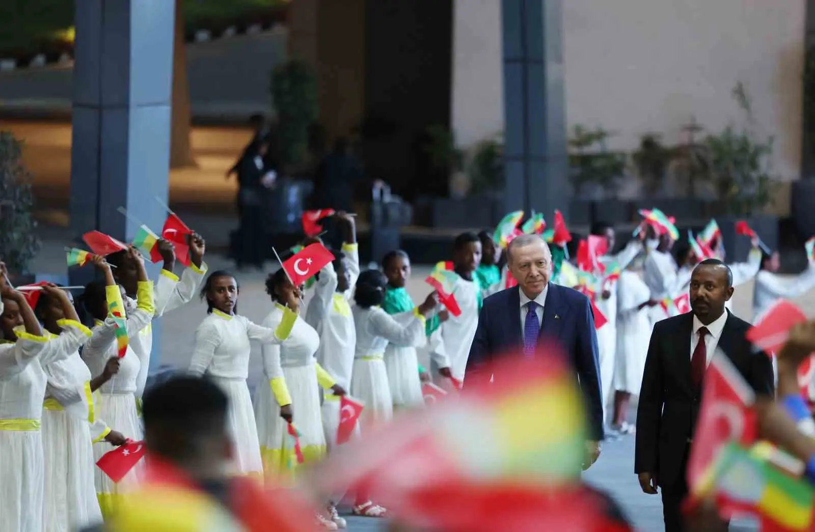 Cumhurbaşkanı Recep Tayyip Erdoğan, Etiyopya’nın başkenti Addis Ababa’daki Uluslararası Kongre