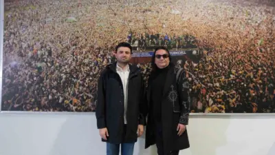 Bursaspor Başkanı Enes Çelik, Kırklarelispor galibiyeti sonrası kapalı gişe atmosfer