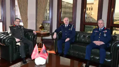 Genelkurmay Başkanı Orgeneral Selçuk Bayraktaroğlu, Arnavutluk Hava Kuvvetleri Komutanı Tümgeneral