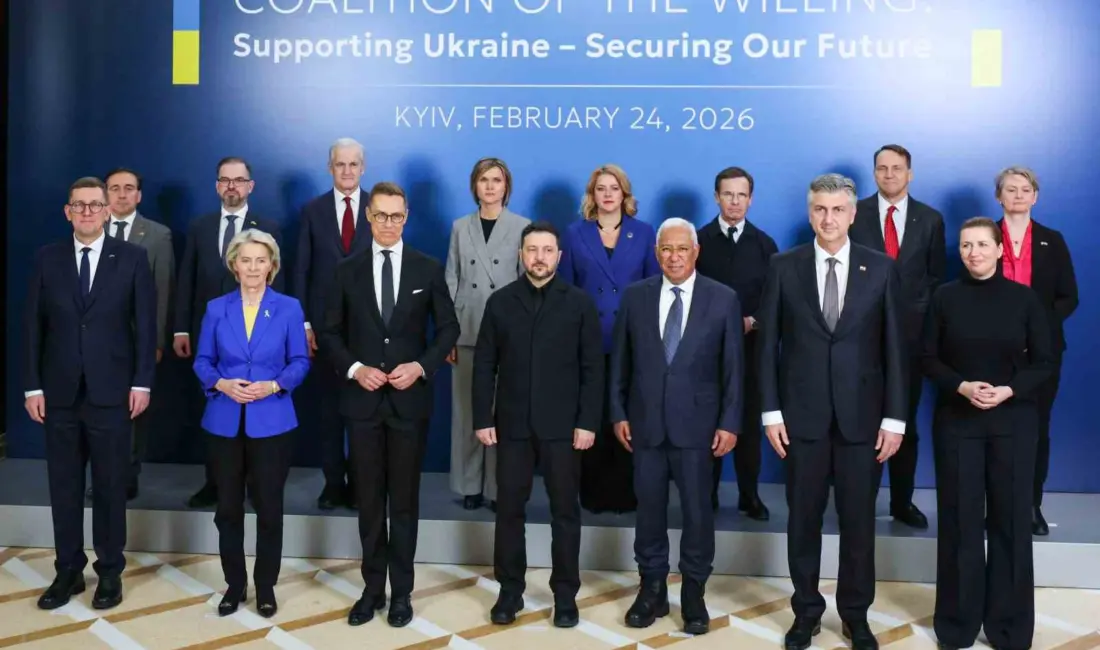 Rusya-Ukrayna Savaşı’nın dördüncü yıldönümü nedeniyle çevrim içi ortamda gerçekleştirilen Gönüllüler