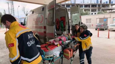 Bursa’nın İnegöl ilçesinde hafif ticari aracın çarptığı çocuk ağır yaralandı.