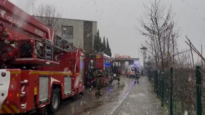 Bursa’da özel bir hastanenin yemekhane bölümünde çıkan yangın kısa süreli