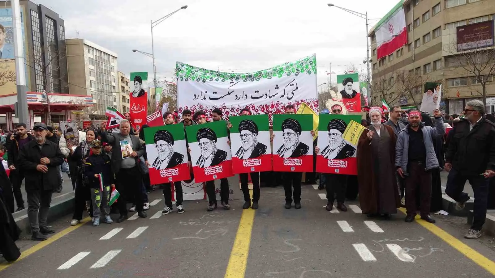 İran’da İslam Devrimi’nin 47’nci yıl dönümü dolayısıyla başkent Tahran’da milyonlarca