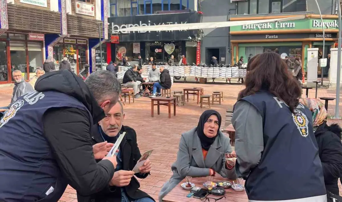 İznik İlçe Emniyet Müdürlüğü Toplum Destekli Polislik Büro Amirliği ekipleri,