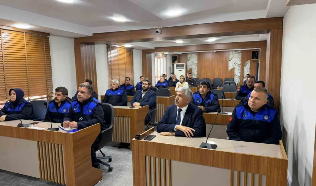 Adıyaman Kahta Belediyesi, hizmet kalitesini artırmaya yönelik eğitim çalışmalarına devam