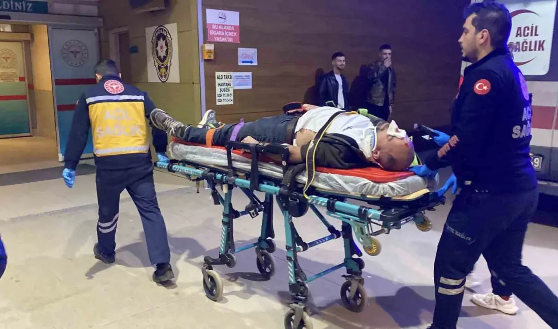 Bursa’nın İnegöl ilçesinde meydana gelen olayda kamyonun kasasından düşen işçi