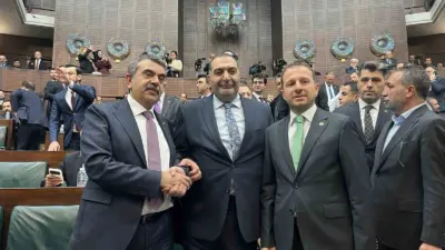 Bursa Kantinciler Odası Başkanı Özgür Güneş ve yönetimi, Ankara’da gerçekleştirdikleri