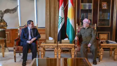 IKBY’deki Kürdistan Demokrat Partisi (KDP) Başkanı Mesut Barzani, Şam yönetimi