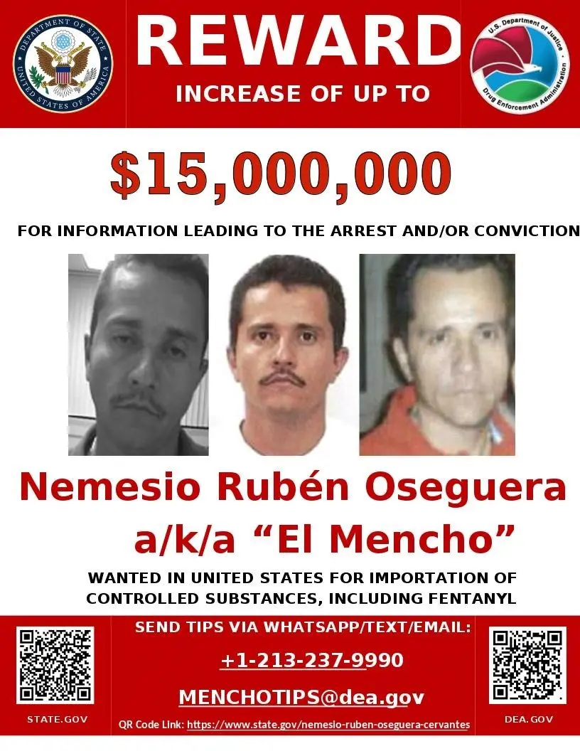 Meksika’nın en büyük suç örgütlerinden Jalisco Yeni Nesil Karteli (CJNG)