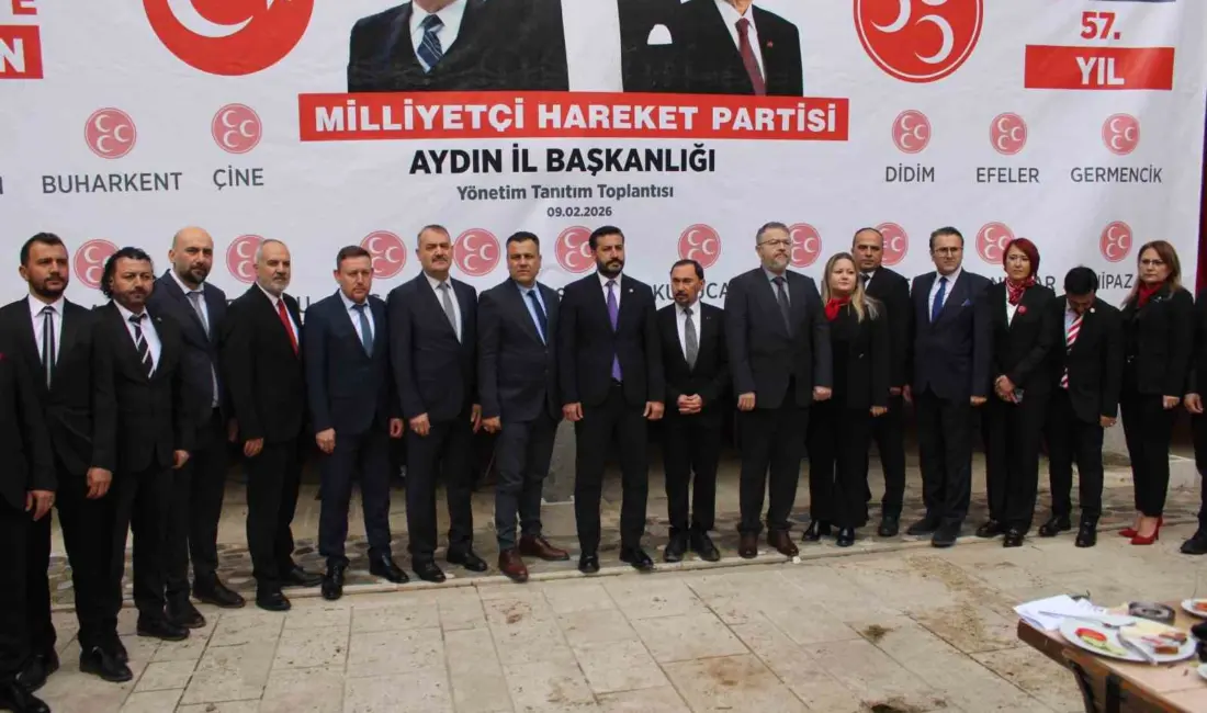 Milliyetçi Hareket Partisi (MHP) Aydın İl Başkanlığı’na getirilen Osman Gazi