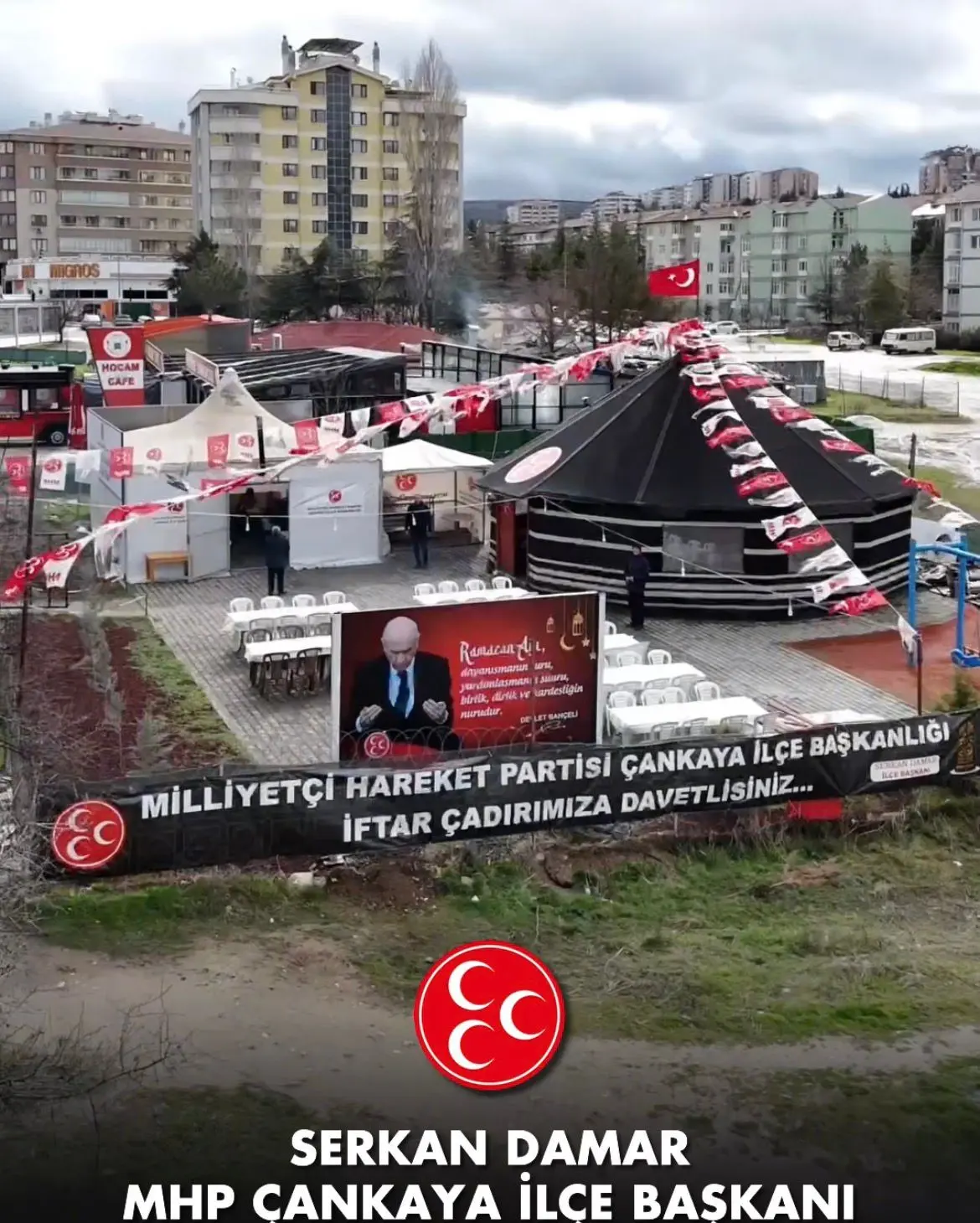 Milliyetçi Hareket Partisi (MHP) Çankaya İlçe Başkanlığı 8 yıldır aralıksız