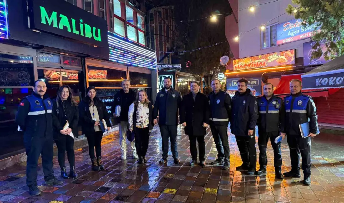 Nilüfer Belediyesi, vatandaşların gece eğlencesini güven içinde sürdürebilmesi için eğlence