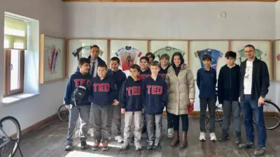 Nilüfer Belediyesi, Ertan Ayçetin Bisikletevi’nde ağırladığı Özel bir okulun Bisiklet