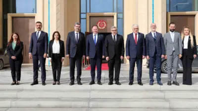 KKTC Cumhuriyet Meclisi Başkanı Ziya Öztürkler, başkent Lefkoşa’da AK Parti