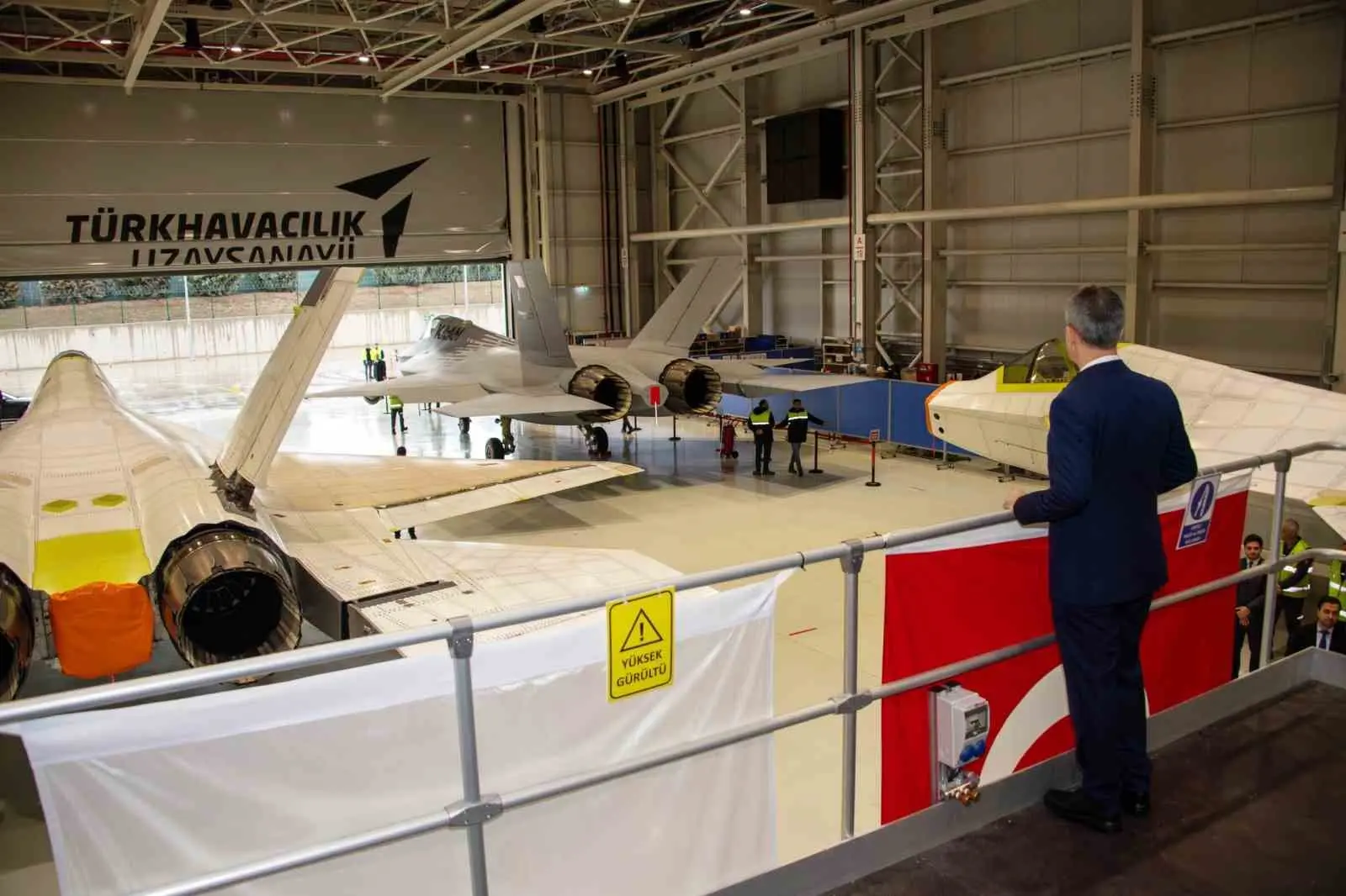 Savunma Sanayii Başkanı Haluk Görgün, KAAN hangarını ziyaretinde, “KAAN, altyapımızı,