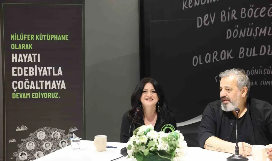 Nilüfer Belediyesi’nin düzenlediği Koza Buluşmaları’nın konuğu olan ödüllü yazar Seray