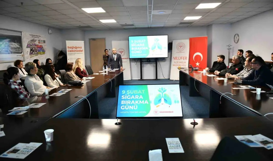 Bursa İl Sağlık Müdürlüğü’nün, çalışanların sağlığını desteklemek ve tütün bağımlılığıyla