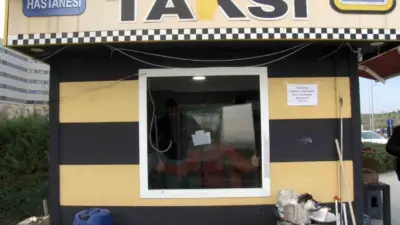 Bursa Şehir Hastanesi taksi durağında yaşanan saldırının güvenlik kamerası görüntüleri