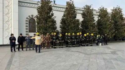 Özbekistan’ın başkenti Taşkent’te Ramazan ayı öncesinde yapılan hazırlıklar kapsamında şehir