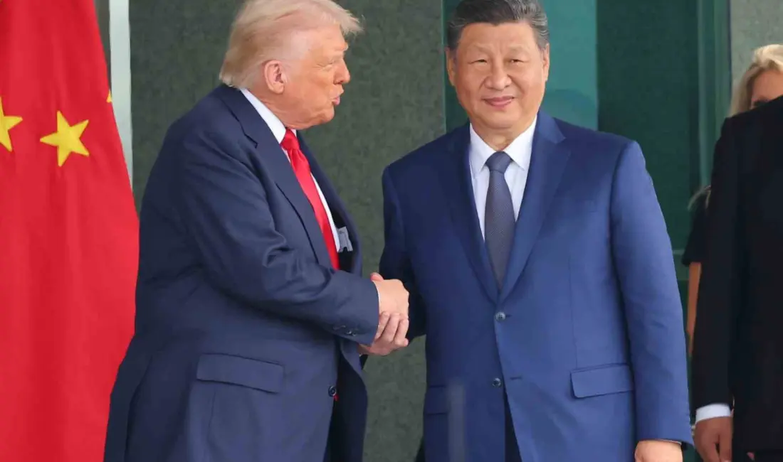 ABD Başkanı Donald Trump, Çin Devlet Başkanı Xi Jinping ile