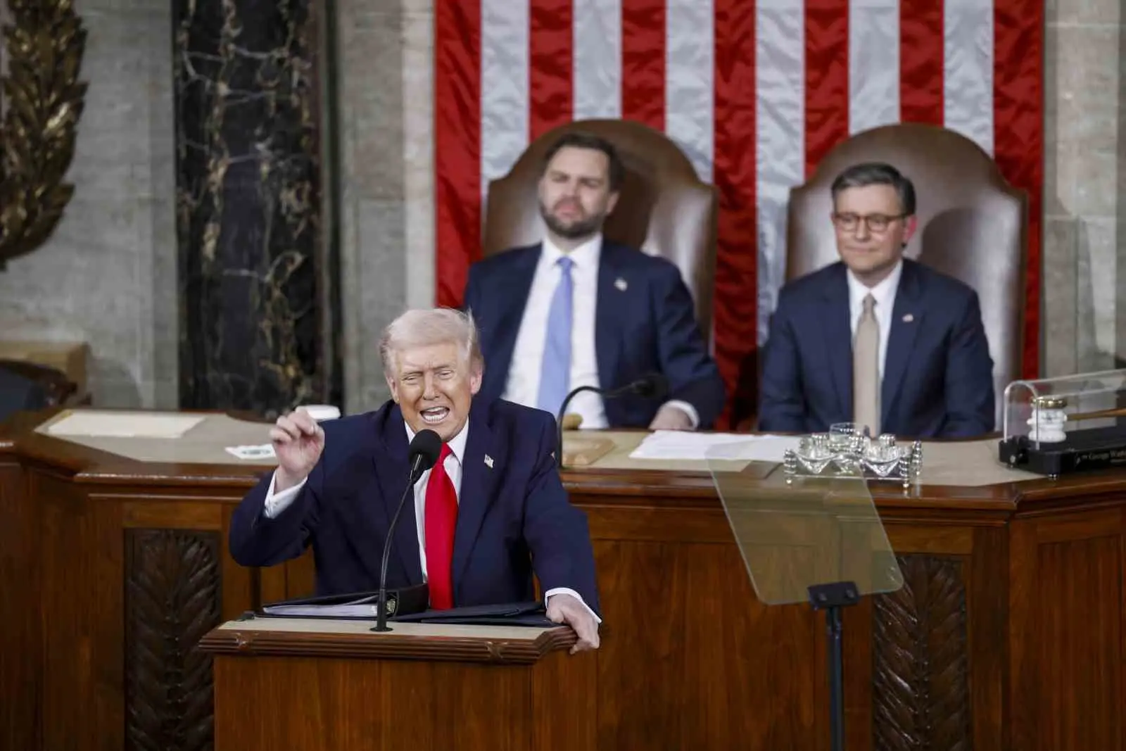 ABD Başkanı Donald Trump, ABD Kongresi’ne hitaben yaptığı “Birliğin Durumu”