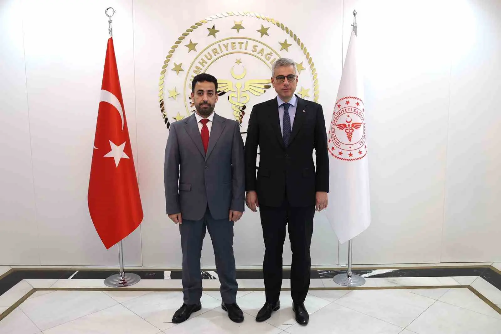 Suriye Sağlık Bakanı Musab Nizal el-Ali Sağlık Bakanı Kemal Memişoğlu’nu