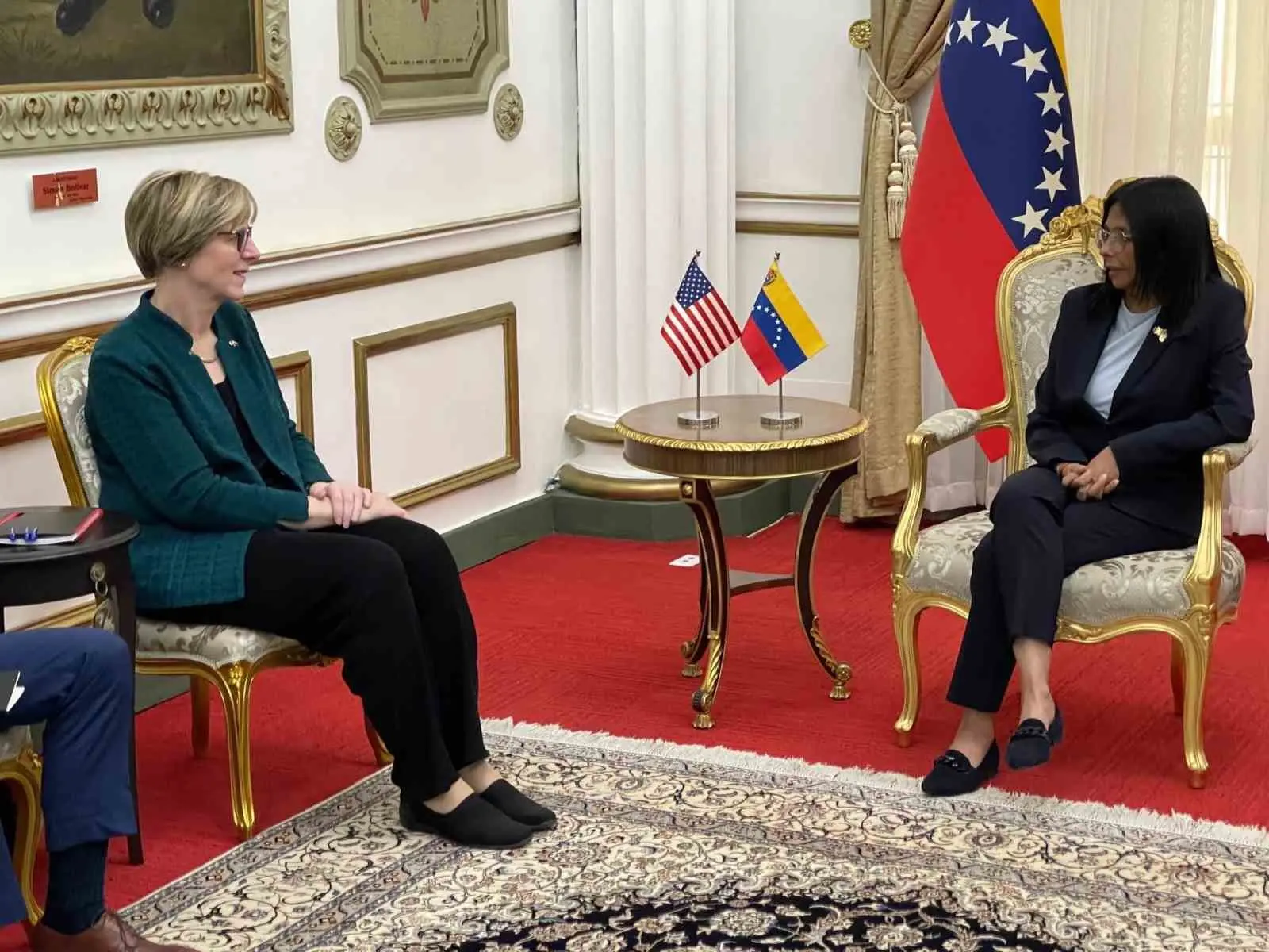 Venezuela Geçici Devlet Başkanı Delcy Rodriguez, ABD’nin Venezuela özel temsilcisi