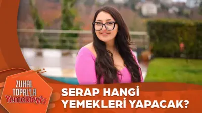 Ünlü sunucu Zuhal Topal’ın sunduğu Yemekteyiz programında yarışmacı Serap, yaşanan
