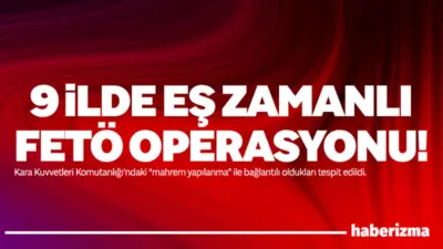 Ankara Cumhuriyet Başsavcılığı’nın yürüttüğü FETÖ/PDY soruşturması kapsamında Kara Kuvvetleri Komutanlığı’ndaki