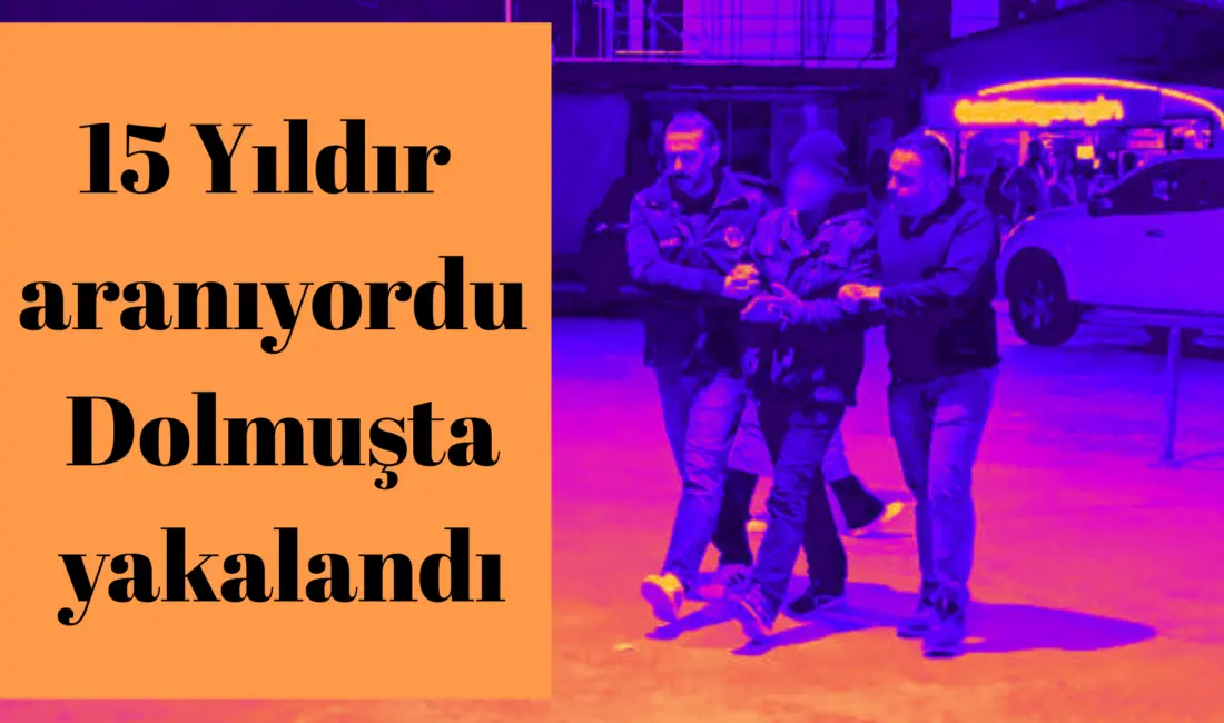 Bursa’nın İnegöl ilçesinde hakkında hırsızlık suçlarından kesinleşmiş 15 yıl hapis