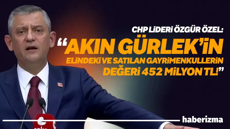 Cumhuriyet Halk Partisi Genel Başkanı Özgür Özel, partisinin genel merkezinde