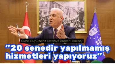 Bursa Büyükşehir Belediye Başkanı Mustafa Bozbey, Büyükşehir Belediye Meclisi’nde kentin